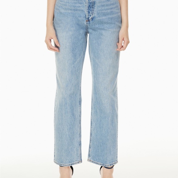 Denim Forum Denim - Denim Forum Joni 28W 26L Light Blue Straight Leg Jeans